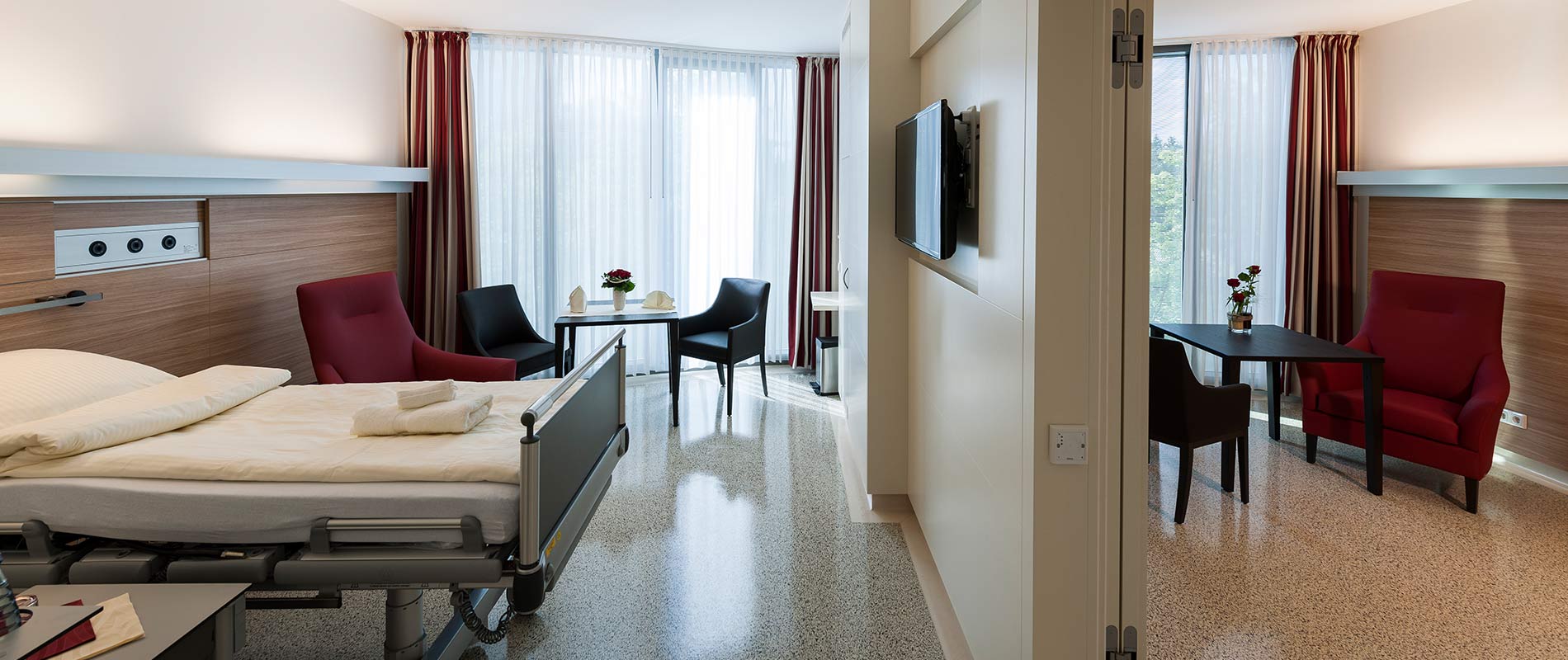 Hdz Patientenzimmer Suite Verbindungstuer