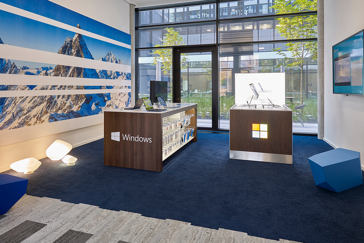 Microsoft Deutschland Zentrale München Rosink Gmbh Objekteinrichtungen